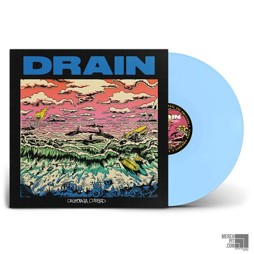 DRAIN ´California Cursed´ Baby Blue Vinyl - Sixth Press